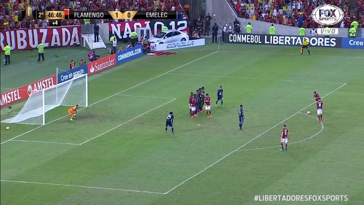 Everton Ribeiro Second Goal ~ Flamengo vs Emelec 2-0