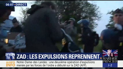 Download Video: À la ZAD de Notre-Dame-des-Landes, les expulsions reprennent