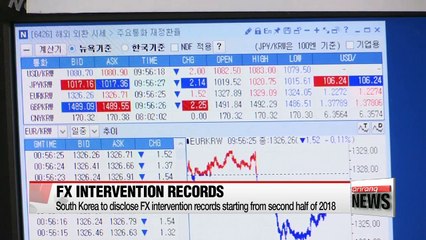 South Korea to disclose FX intervention records and support the use of LNG powered vessels