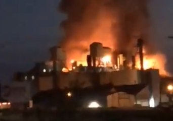 Fire Breaks Out at Anchor Glass Plant  in Oklahoma