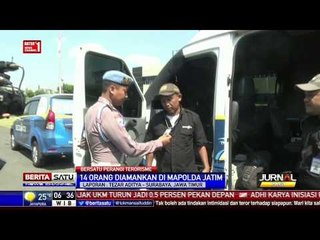 Peningkatan Pengamanan di Mapolda Jawa Timur