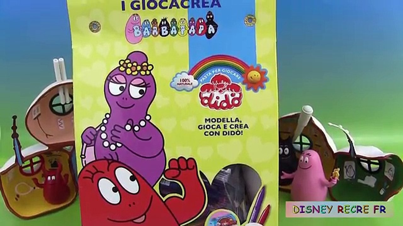 Barbapapa Pâte à modeler Play Doh Giocacrea Barbapapà Pasta per Giocare