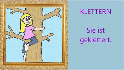 51 deutsche Verben im Perfekt (past tense - Verben in der Vergangenheit Teil 2)