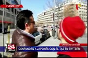Confunden a Japonés con el TAS en Twitter