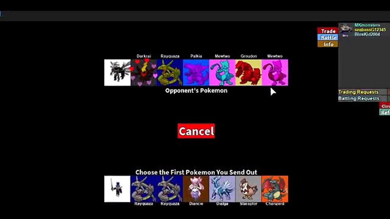 Roblox: Project Pokemon: PVP! Battling an AURA LEGEND TEAM - MKmonsters