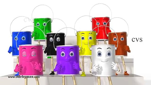 Learn Colors for Children - Learning Videos - Learn Colors for Kids Toddlers with Colours Cans