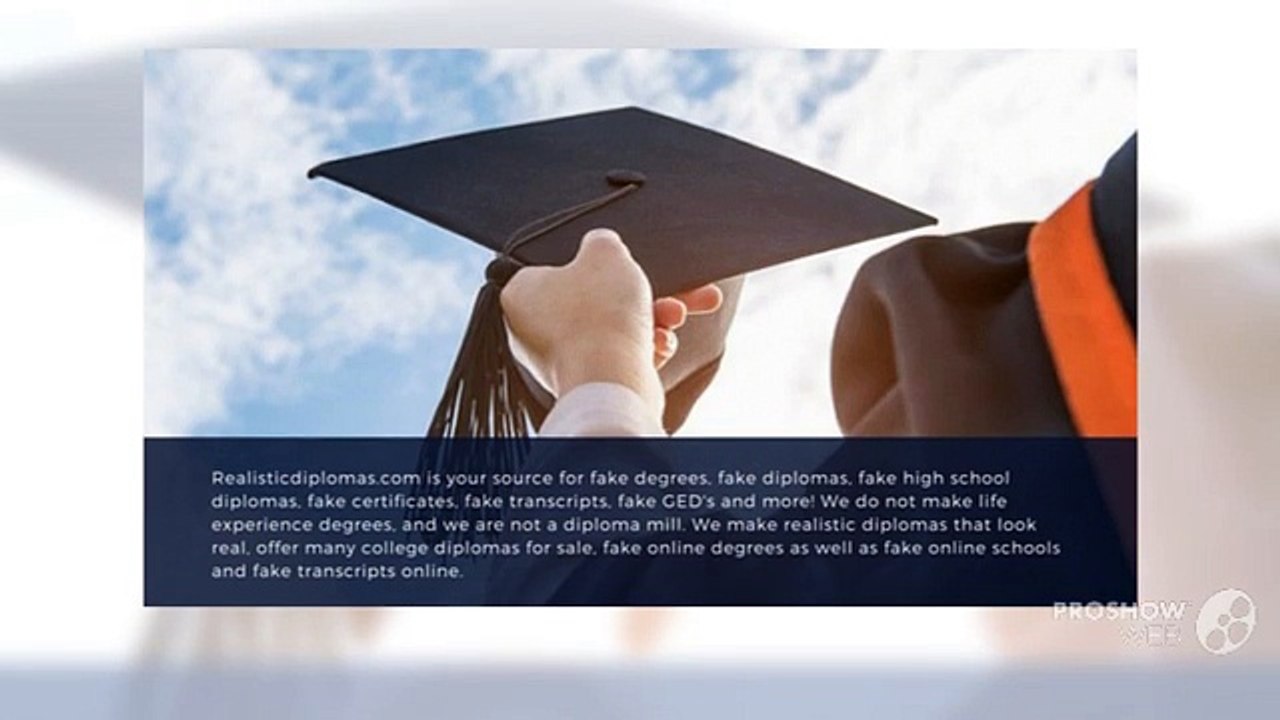 Fake High School Diploma and Transcripts