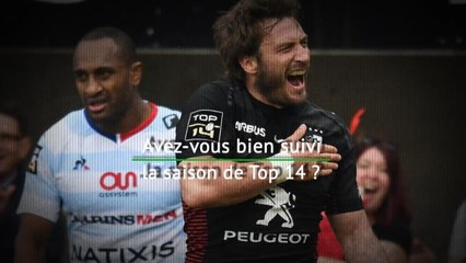 Quiz - Avez-vous bien suivi la saison de Top 14 ?