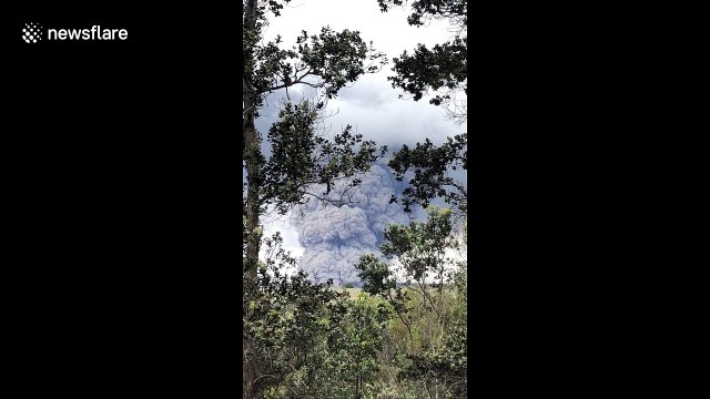 Hawaii volcano continues erupting amid aviation ash cloud warning