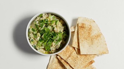 How to Make Eggplant-Pickle Dip