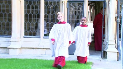 St George’s Chapel Choir rehearse ahead of Royal Wedding