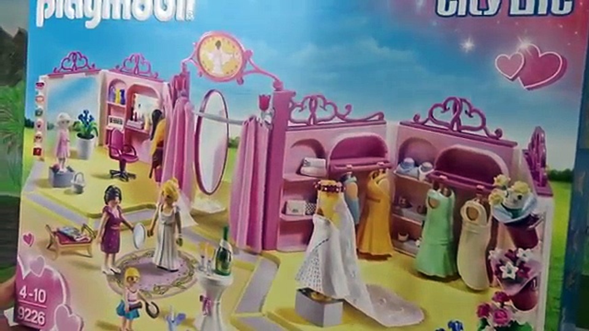Playmobil Brautmodengeschäft mit Salon - 9226 Vorstellung von  PlaymoGeschichtenfür Kinder - video Dailymotion