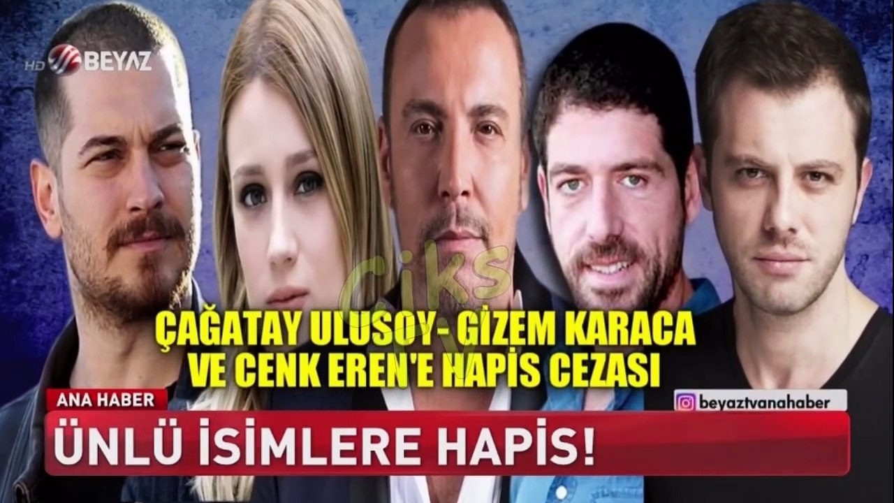 Çağatay Ulusoy ve Gizem Karaca'ya 4 Yıl Hapis Cezası Verildi ! ŞOK GELİŞME