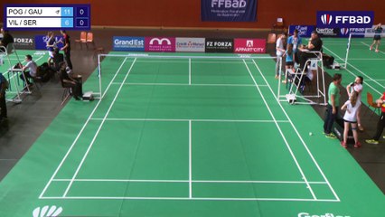 CDF Jeunes 2018 - DD U13 - 1/4F - GAUDREAU/POGNANTE / SERRE/VILLARD