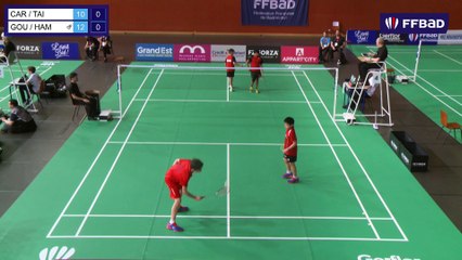 CDF Jeunes 2018 - DH U13 - 1/4F - CARNOT/TAING / GOULIN/HAMEL