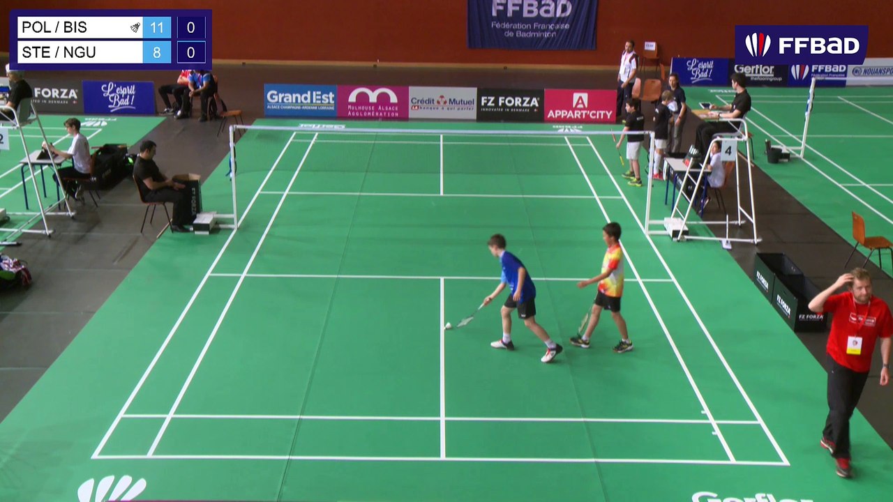 CDF Jeunes 2018 - DH U13 - 1/4F - BISSAY/POLODNA / NGUYEN VAN/STEYER