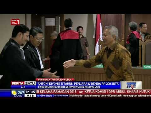 Vonis Mantan Dirjen Hubla Lebih Rendah dari Tuntutan Jaksa