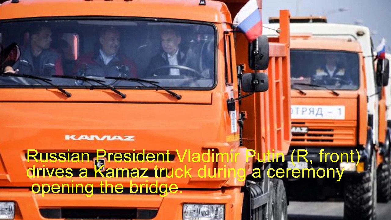 Russia's bridge to Crimea opens