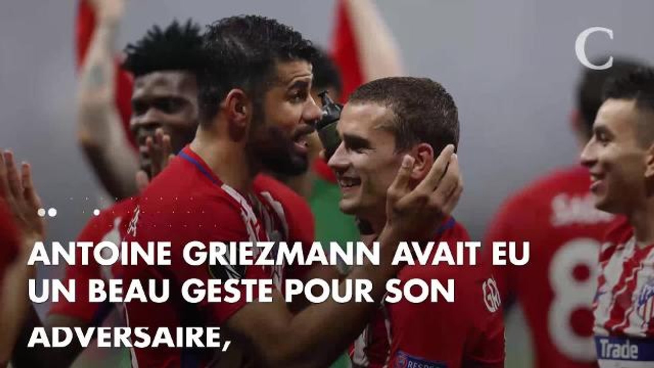 OM-Atlético : Tendre moment pour Antoine Griezmann avec sa fille Mia et sa femme Erika Choperena