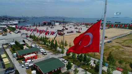 Büyük Kudüs mitinginin yapılacağı alan havadan görüntülendi