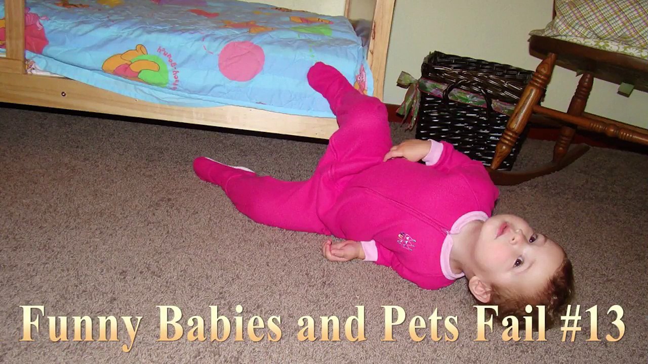 Try Not To Laugh:  Funny Babies and Pets Fail #13