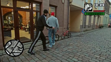 لعبة GTA في الحياة الواقعية شاهد الفيديو حتى النهاية