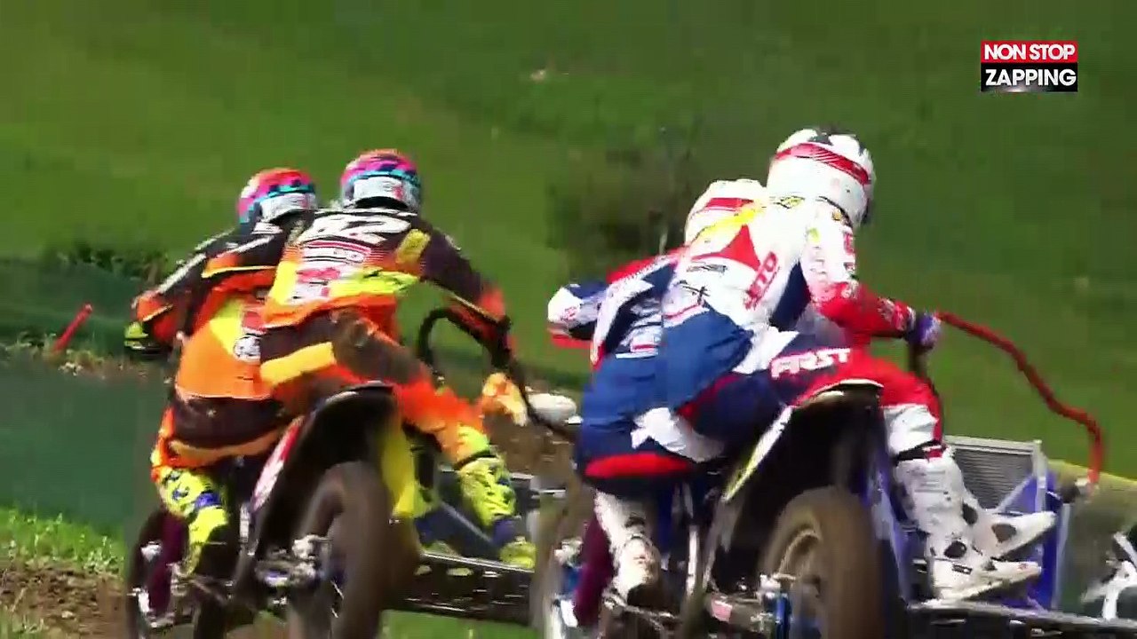 Vous connaissez le motocross, découvrez le "motocross side-car" ! (Vidéo)