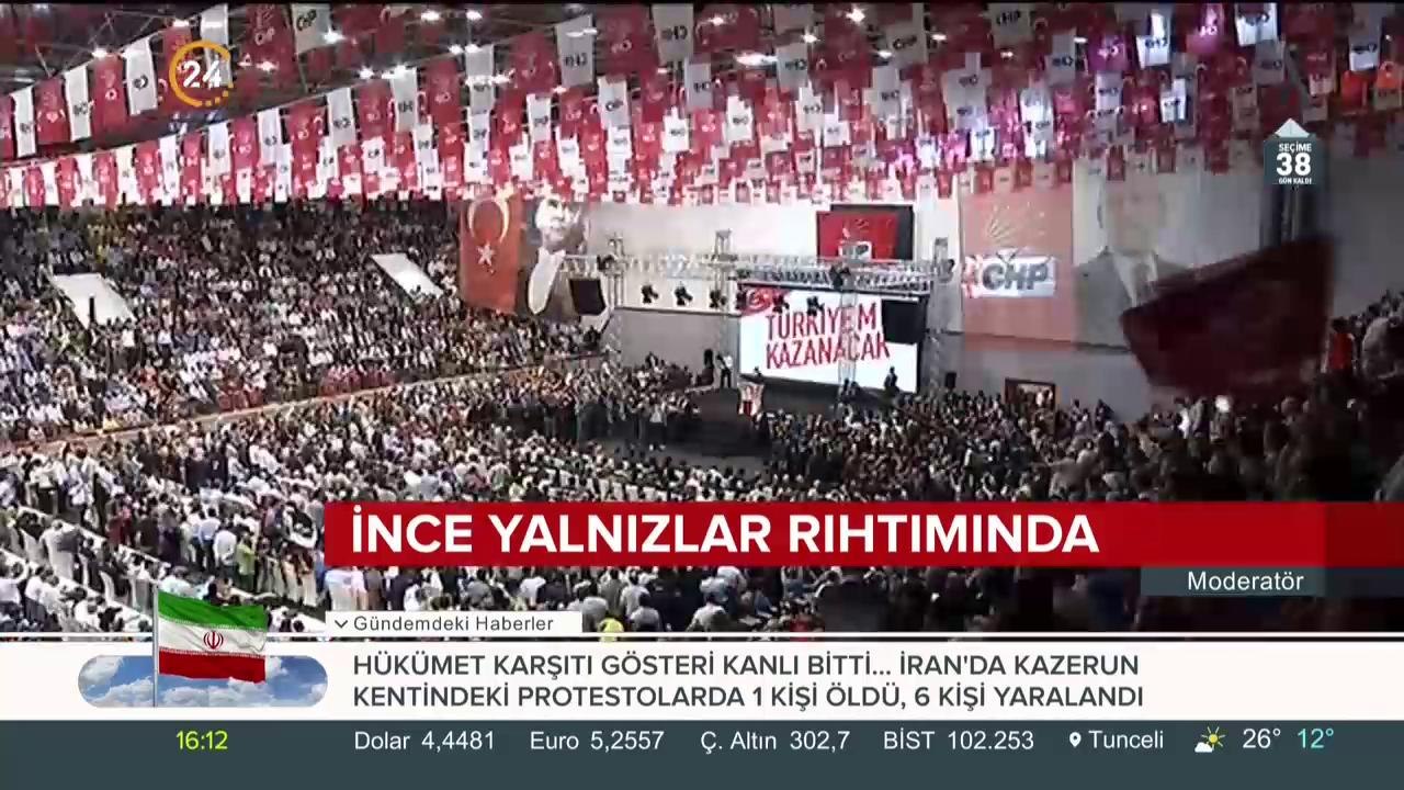 Kılıçdaroğlu, Muharrem İnce'yi yalnız bıraktı