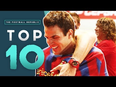 TOP 10 BIGGEST TRANSFER SAGAS! | Fabregas to Barcelona, Ronaldo to Real Madrid, Suarez to Arsenal