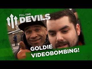 Goldie Videobombing At United vs Chelsea! | DEVILS MATCHDAY