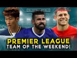 PREMIER LEAGUE TEAM OF THE WEEKEND | Costa, Son & Milner | w/Squawka