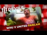 Van Persie Goal vs West Ham | West Ham 2  Manchester United 2 | DEVILS FANCAM