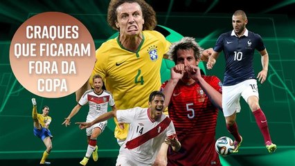 Rússia 2018: Craques que não foram convocados