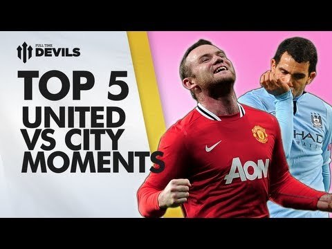 Top 5 United v City Highlights | Man City v Manchester United | DEVILS TOP 5