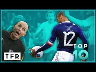 TOP 10 Most RIDICULOUS Referee Blunders! | France v Ireland, Liverpool v Everton, Germany v England