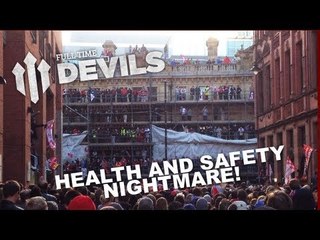 Manchester United Victory Bus Parade Hits Deansgate