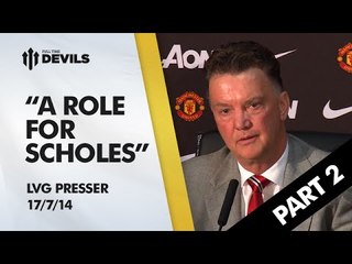 Louis van Gaal Manchester United Press Conference | Part 2