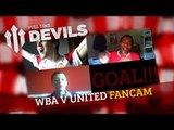 Kagawa Goal/Olsson OG/Buttner Goal | WBA 5 Manchester United 5 1st Half | DEVILS FANCAM