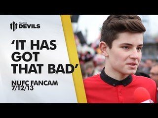 "It's Got That Bad" | Manchester United 0-1 Newcastle | FanCam