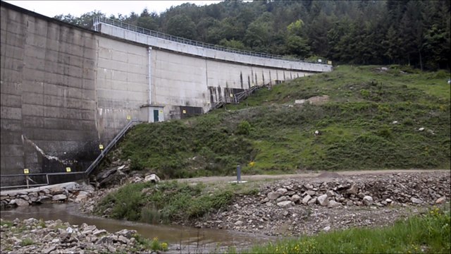 Inauguration au barrage du Pont du roi