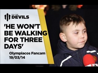 'He Won't Be Walking For Three Days' | Manchester United 3-0 Olympiakos | FANCAM