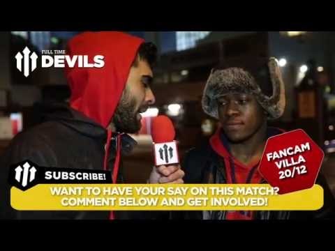 Rooney Dictated Play | Aston Villa 1 Manchester Utd 1 | FANCAM