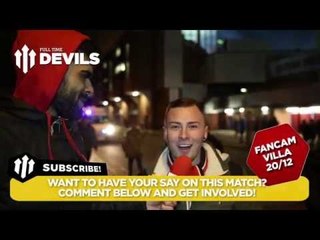 Keep The Run Going | Aston Villa 1 Manchester Utd 1 | FANCAM