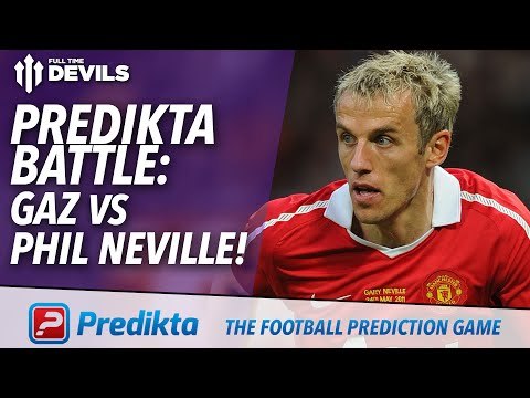 Manchester United Predikta Battle! | Gaz vs Phil Neville | Manchester United vs Aston Villa