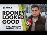 'Rooney Looked Good' | Manchester City 1 Manchester United 0 | FANCAM