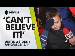 'Can't Believe It!' | Manchester United 2 Stoke City 1 | FANCAM