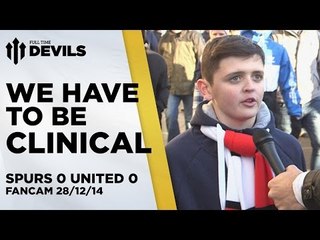 We Have To Be Clinical | Spurs 0 Manchester United 0 | FANCAM