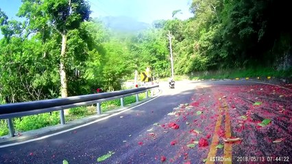 Un camion perd sa cargaison de pastèque