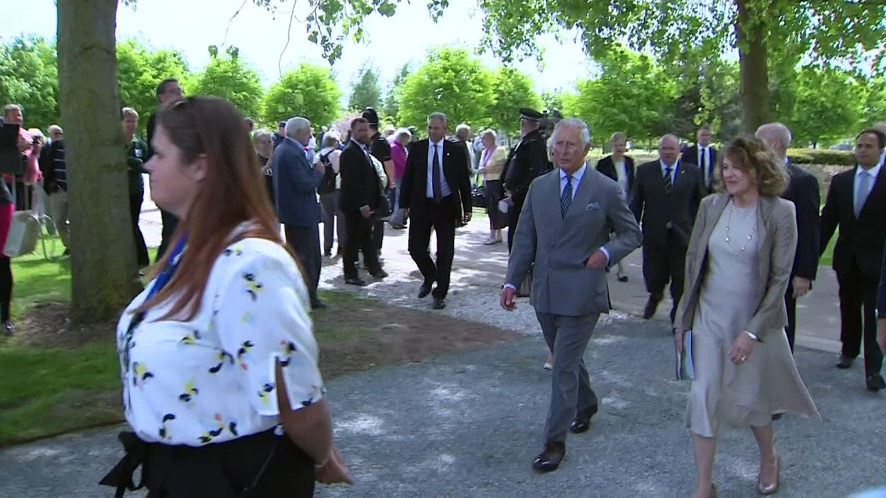 Prince Charles attends service for terror attack victims