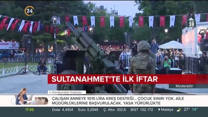 Sultanahmet'te ilk iftar